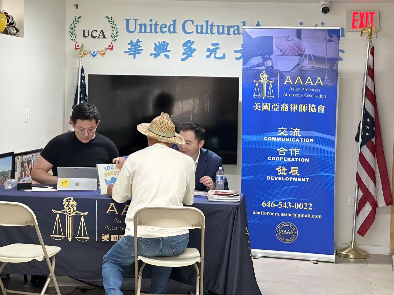 Attorneys answering residents’ legal questions one-on-one